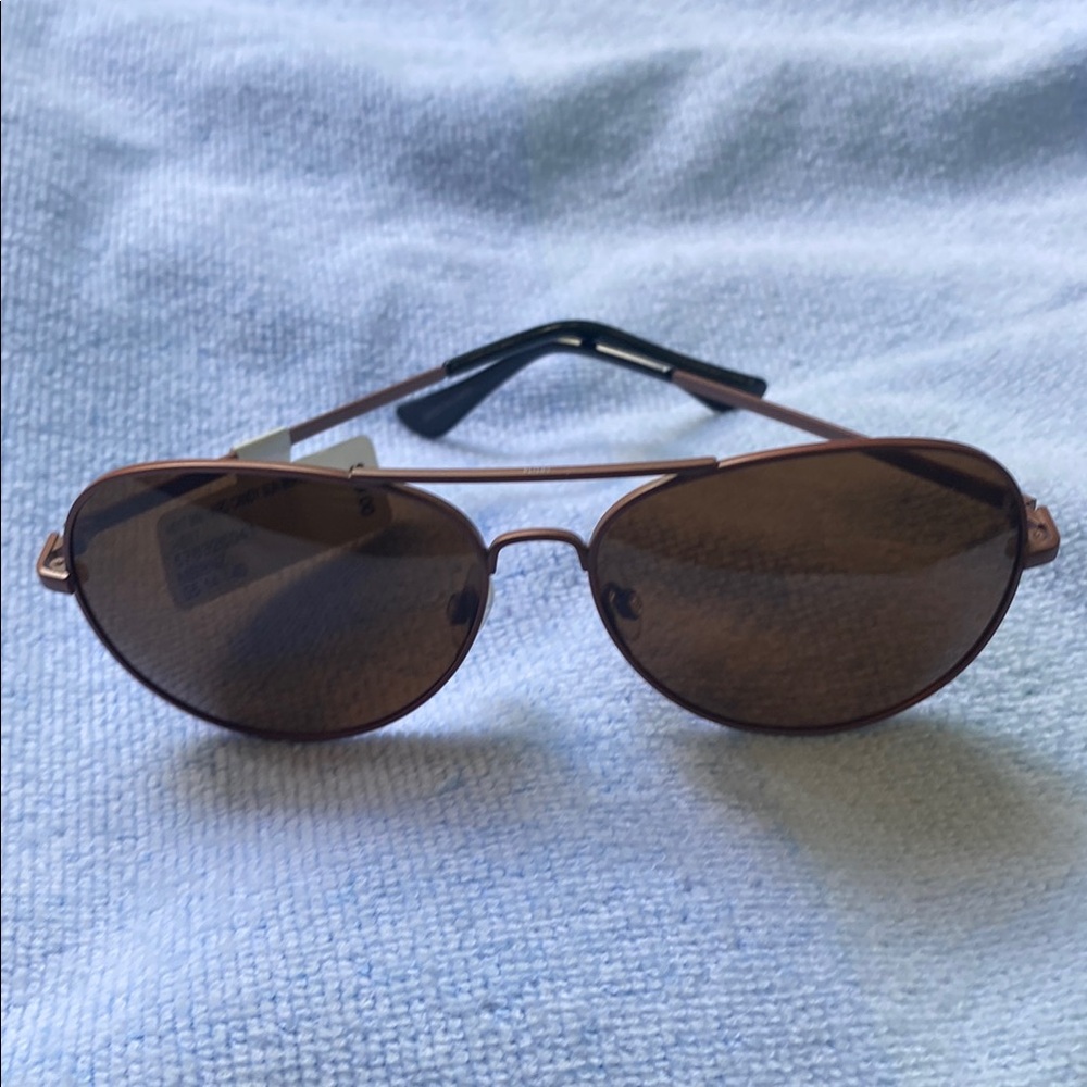 Hard Candy Pink and Brown Aviator Sunglasses